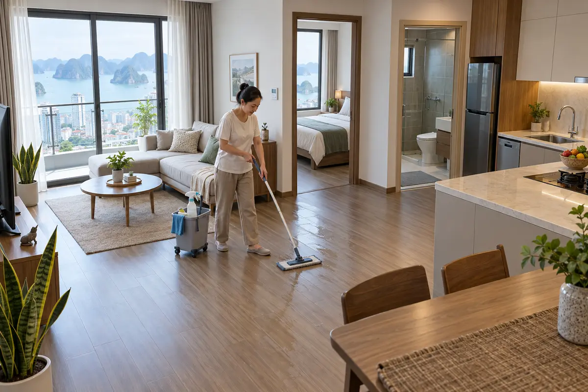 Tẩy uế theo từng khu vực trong nhà