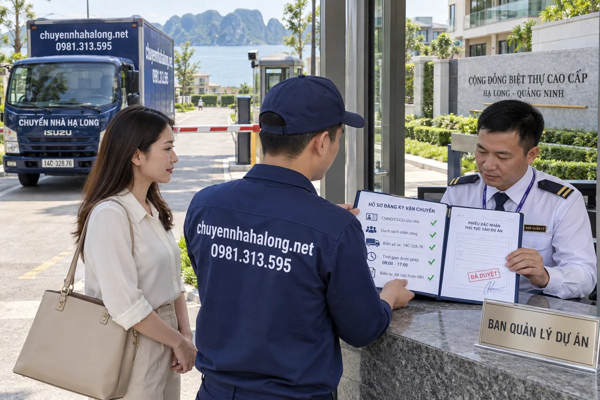 Bước 1: Hoàn tất thủ tục với Ban quản lý dự án