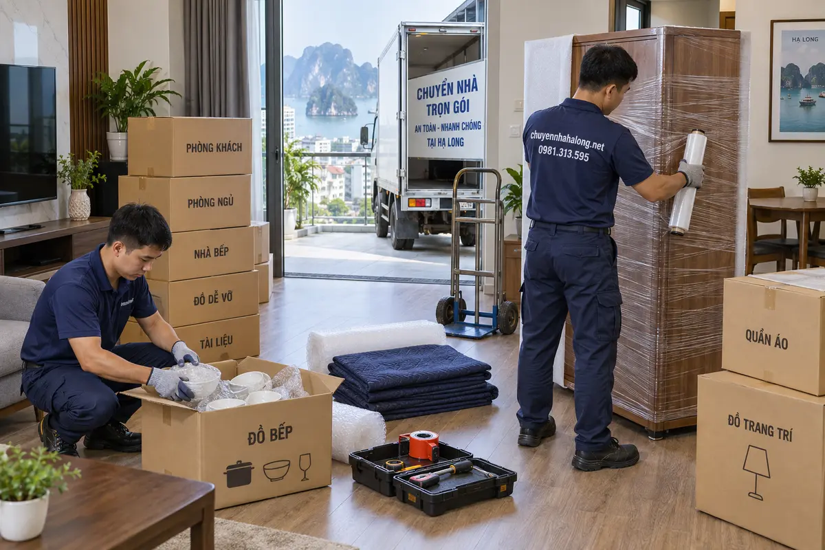 Dịch vụ chuyển nhà trọn gói bao gồm những hạng mục nào?