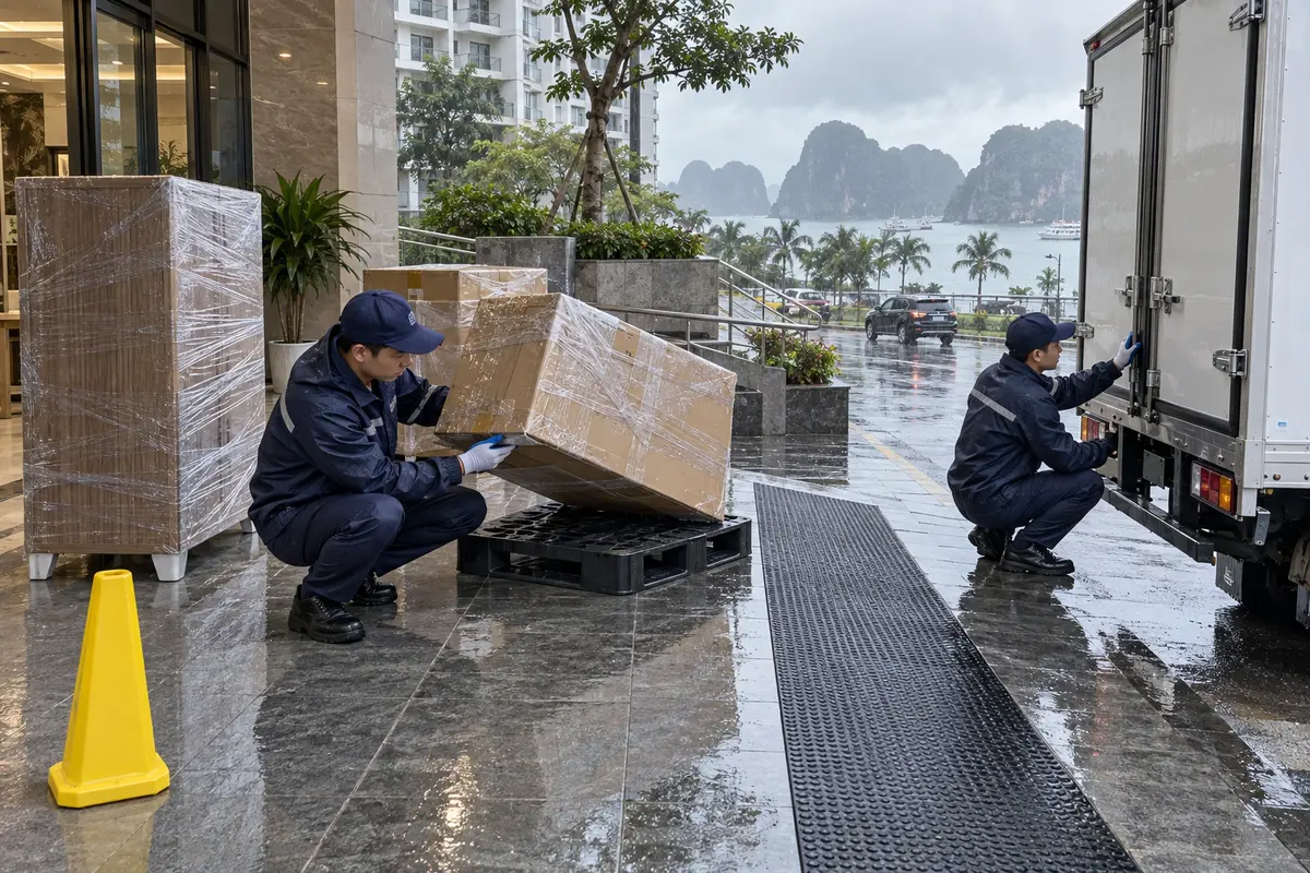 Bảng đánh giá rủi ro và giải pháp khắc phục khi dọn nhà ngày mưa