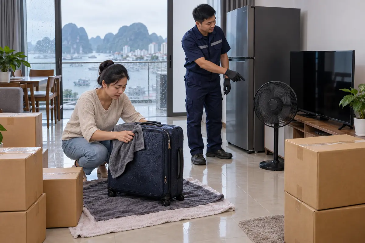 Những sai lầm tai hại cần tránh khi chuyển nhà mùa mưa