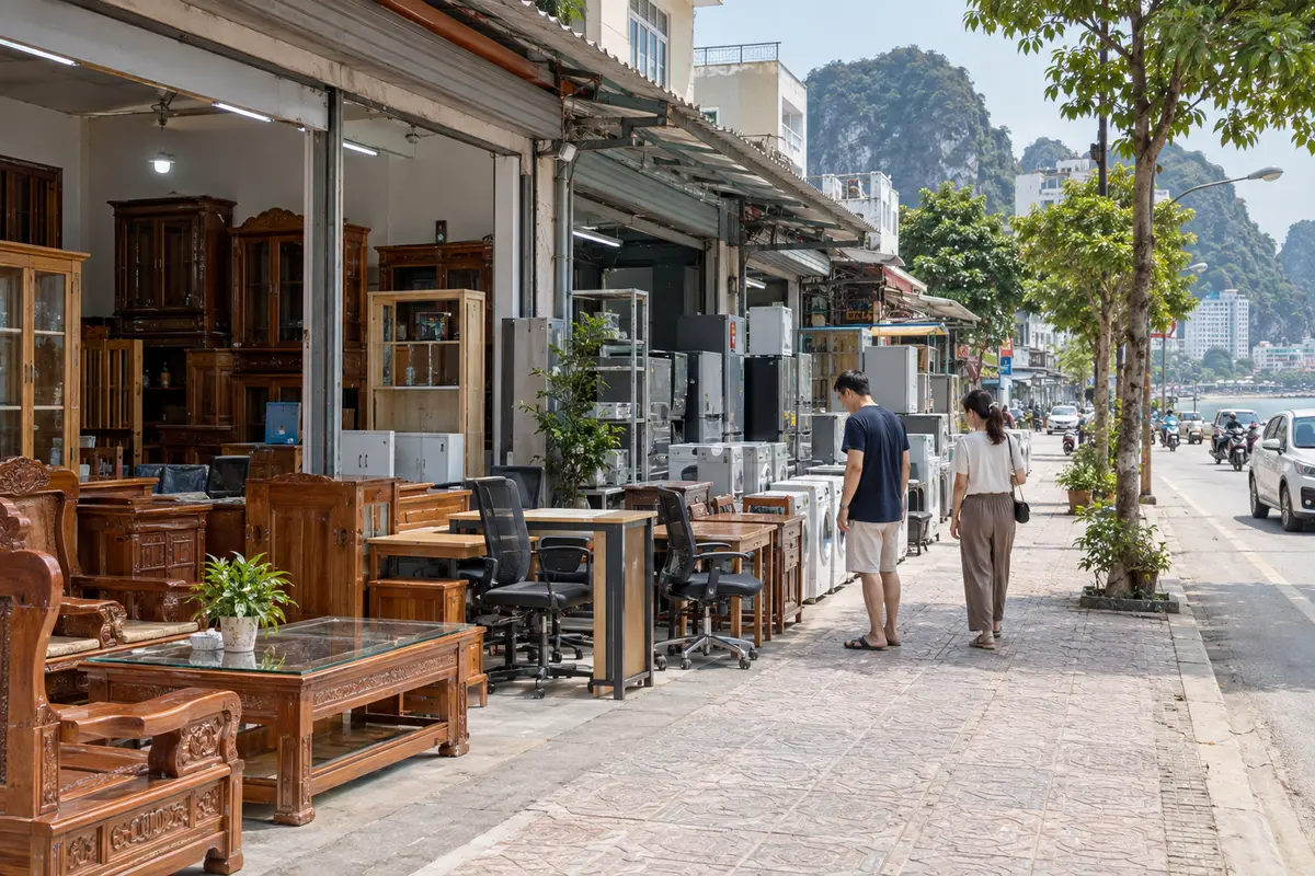 Danh sách cửa hàng thanh lý nội thất cũ tại Hạ Long