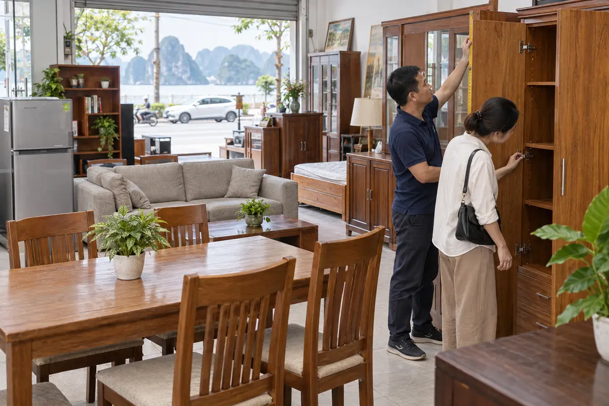Thanh lý nội thất cũ Hạ Long: nơi mua bán và lưu ý kiểm tra
