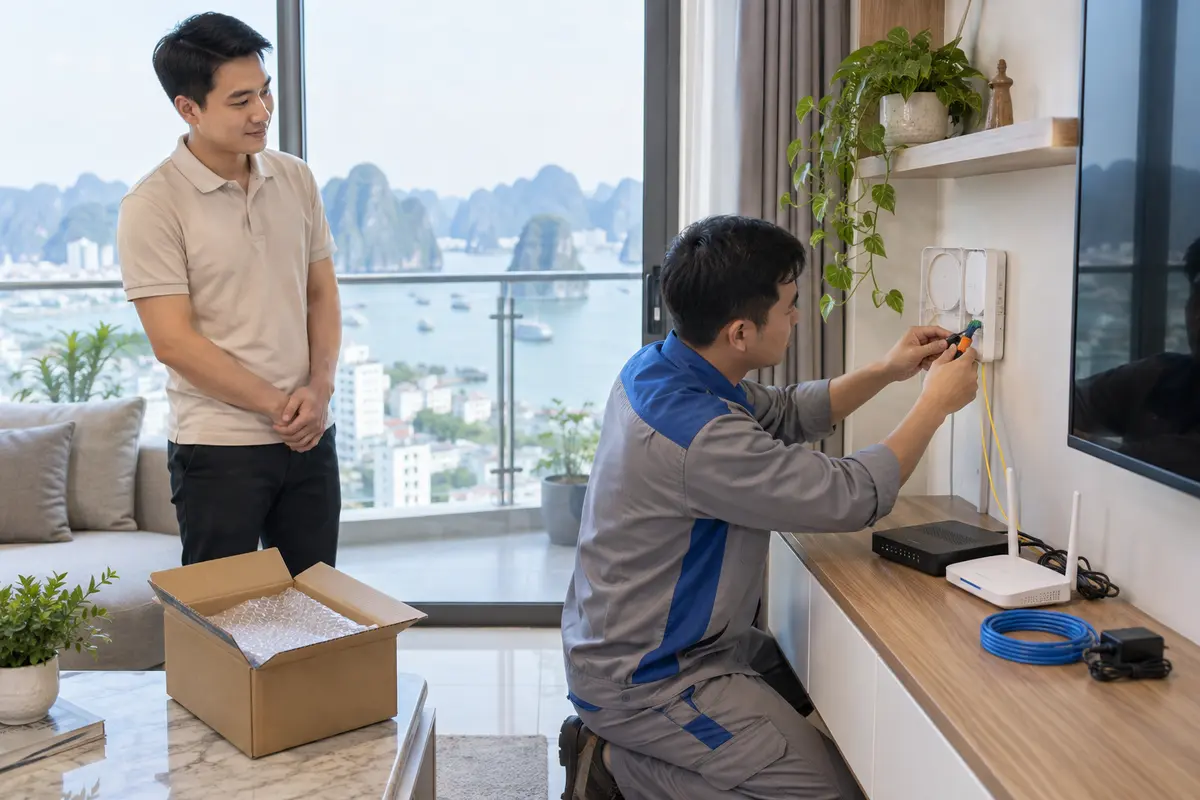 Cách chuyển mạng Internet sang địa chỉ mới