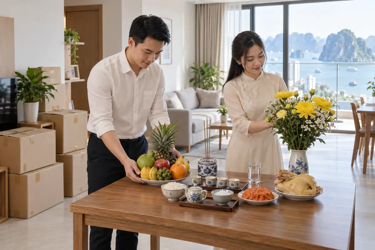 Cúng nhập trạch nhà mới cần chuẩn bị gì?