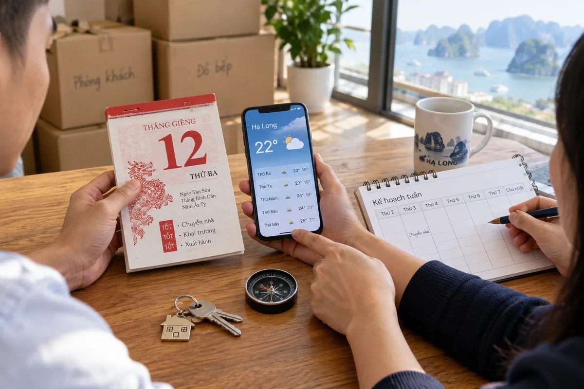 Các yếu tố cần xem xét khi chọn ngày chuyển nhà Các yếu tố cần xem xét khi chọn ngày chuyển nhà