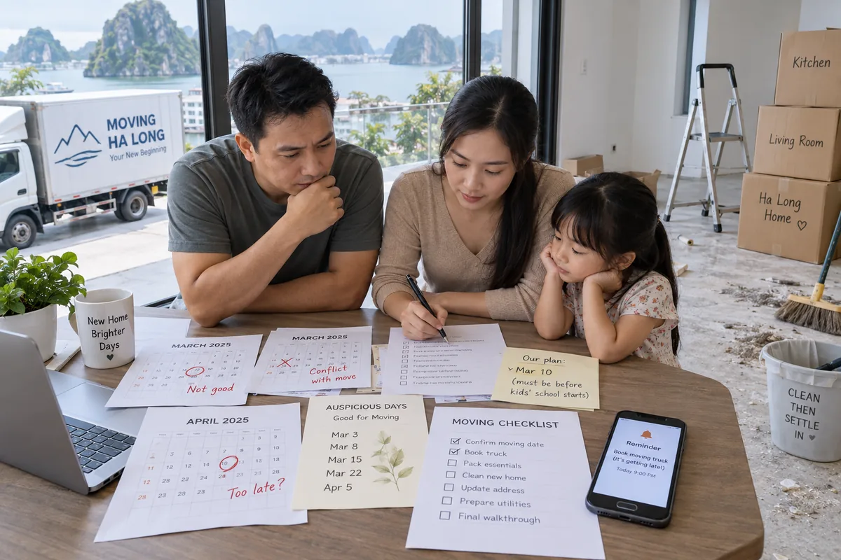 Những sai lầm thường gặp khi xem ngày về nhà mới