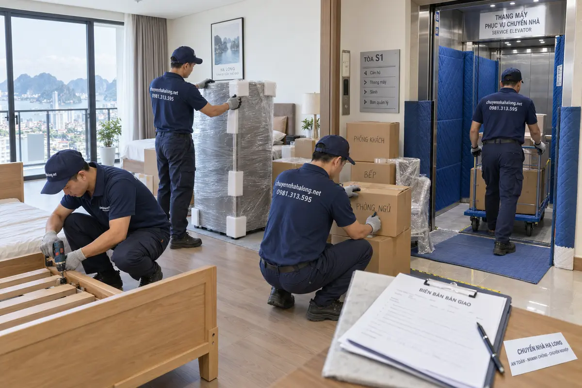 Dịch vụ chuyển nhà chung cư Hạ Long bao gồm những gì?