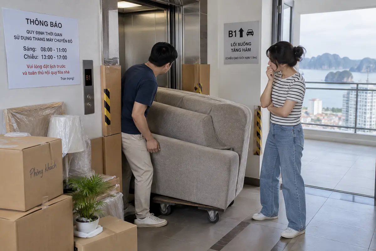 Những khó khăn đặc thù khi tự chuyển nhà chung cư tại Hạ Long