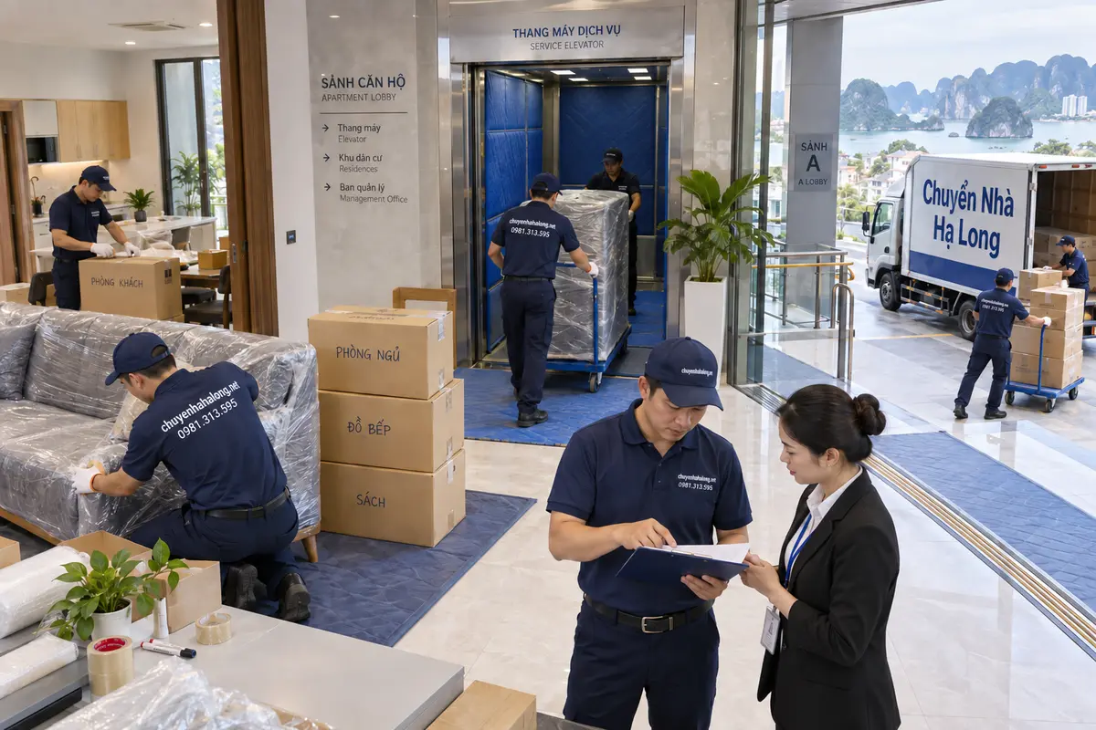 Quy trình chuyển nhà chung cư trọn gói 5 bước chuyên nghiệp