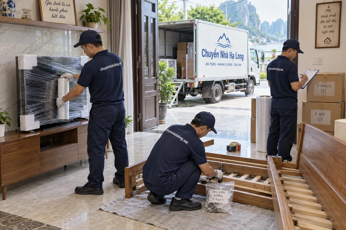 Dịch vụ chuyển nhà liên tỉnh Quảng Ninh bao gồm những gì?
