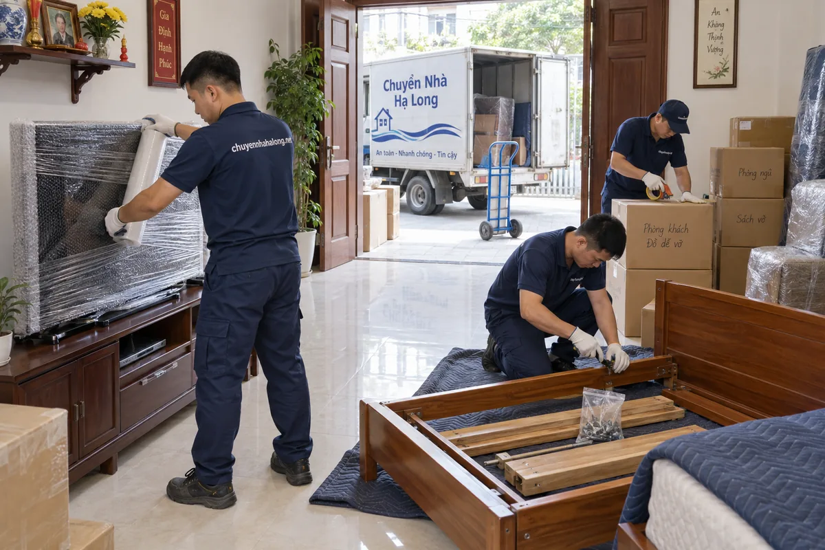 Dịch vụ chuyển nhà Quảng Yên bao gồm những gì?