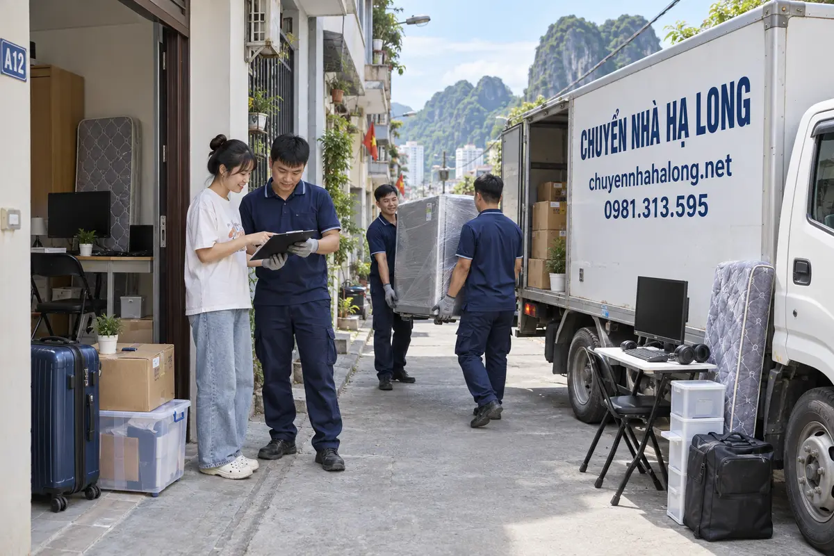 Chuyển nhà trọ Hạ Long cho người đi làm, công nhân, thuê tạm