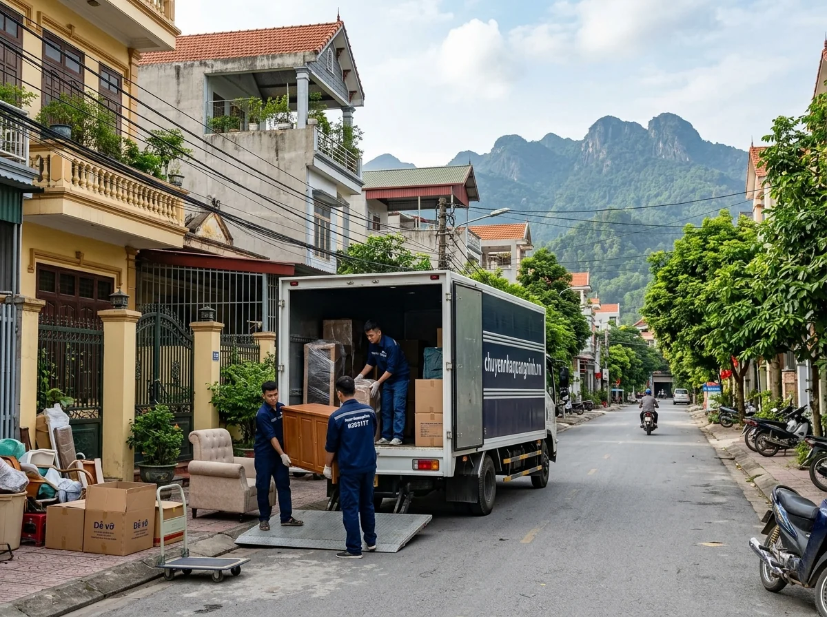 Dịch vụ chuyển nhà Uông Bí trọn gói, giá rõ theo chuyến