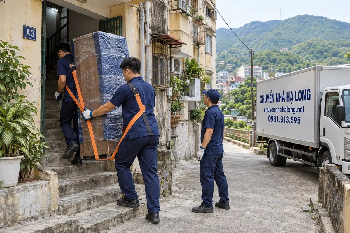 Đặc thù chuyển nhà tại Uông Bí