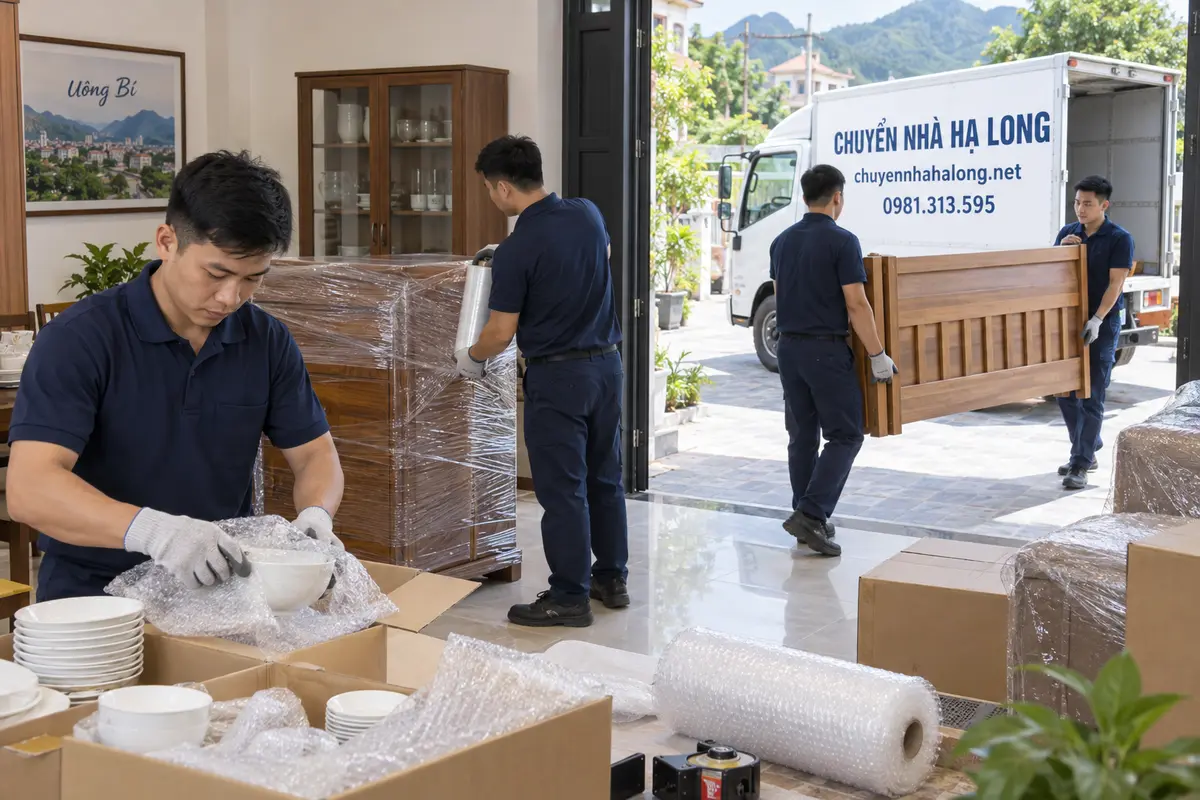 Dịch vụ chuyển nhà Uông Bí bao gồm những gì?