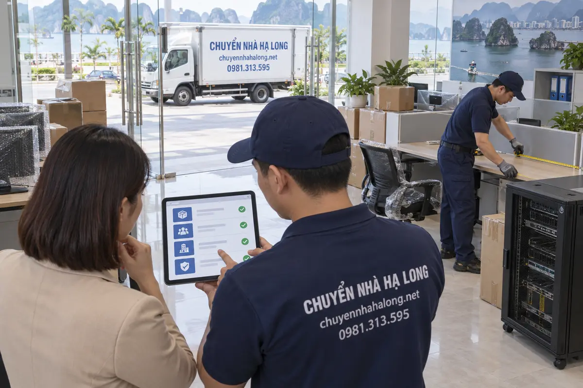 Bảng giá dịch vụ chuyển văn phòng tại Hạ Long 2026