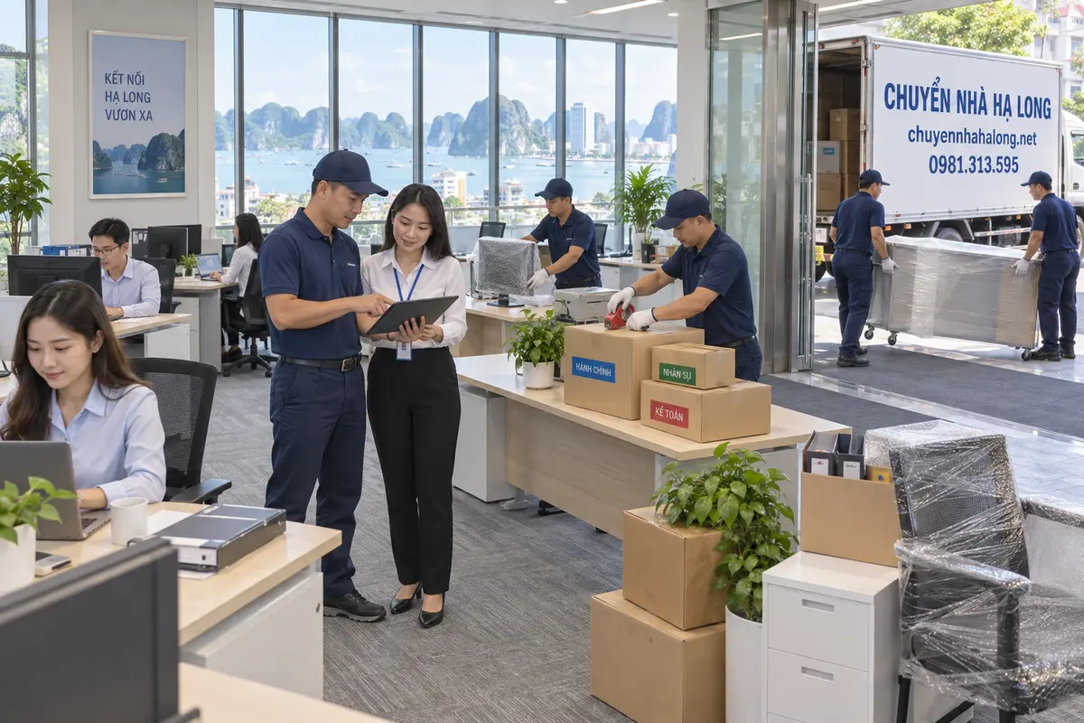 Chuyển văn phòng trọn gói Hạ Long cho doanh nghiệp