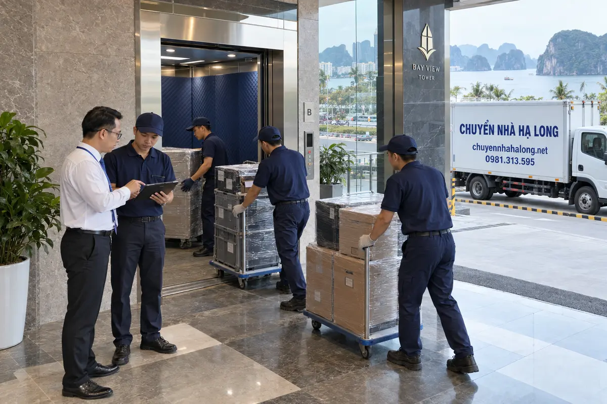 Đặc thù chuyển văn phòng tại Hạ Long