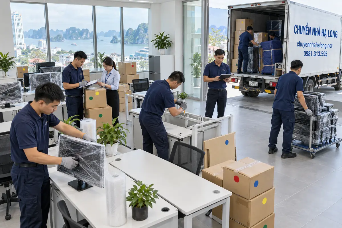 Quy trình chuyển văn phòng 6 bước chuyên nghiệp