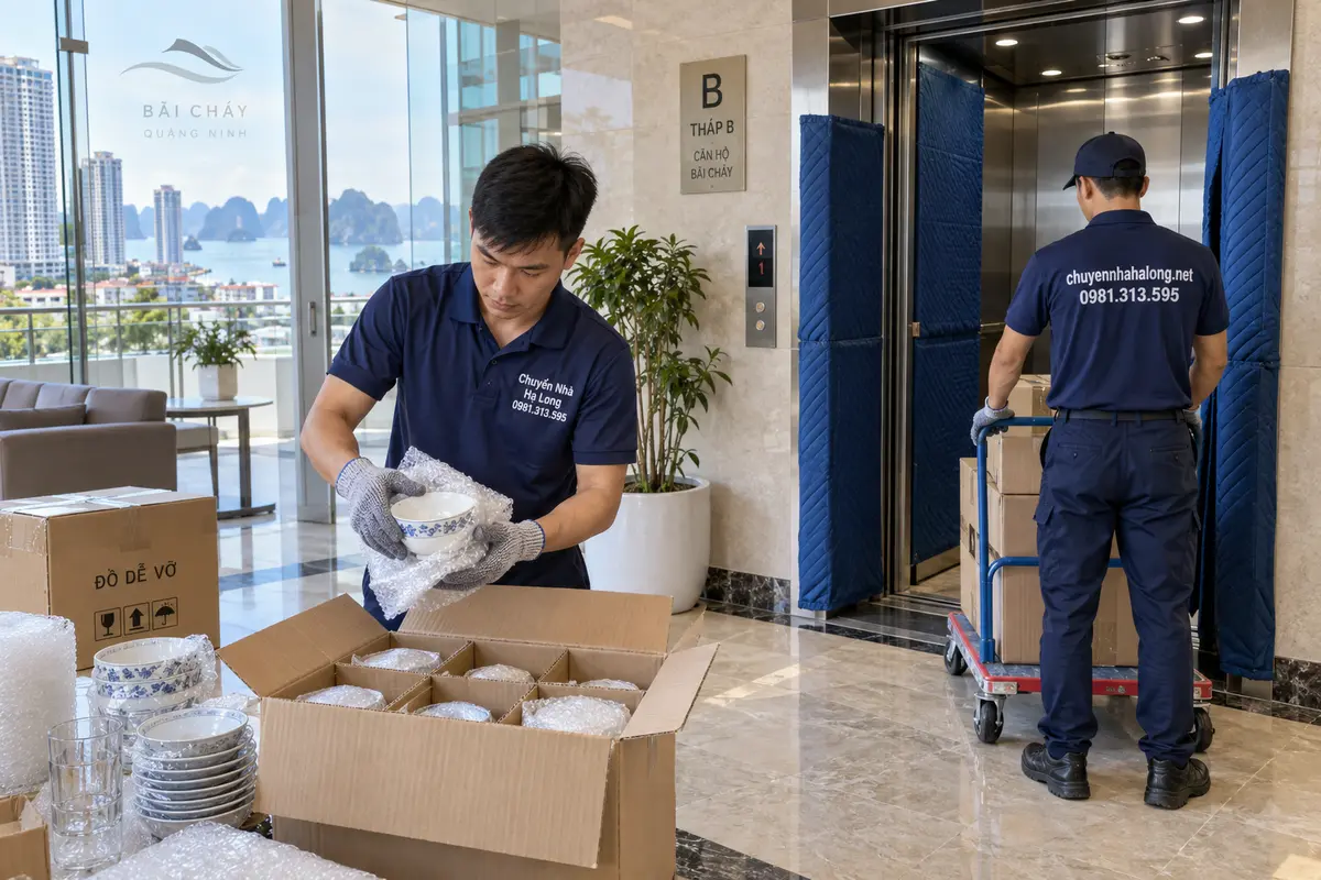 Dự án 2: Chuyển nhà tại Bãi Cháy, Hạ Long