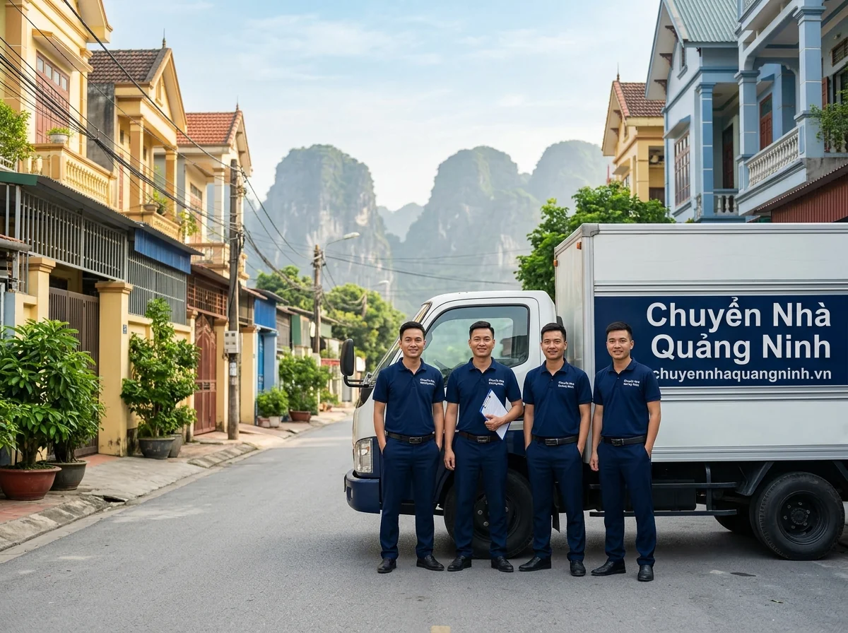 Đội xe và nhân công Chuyển Nhà Hạ Long