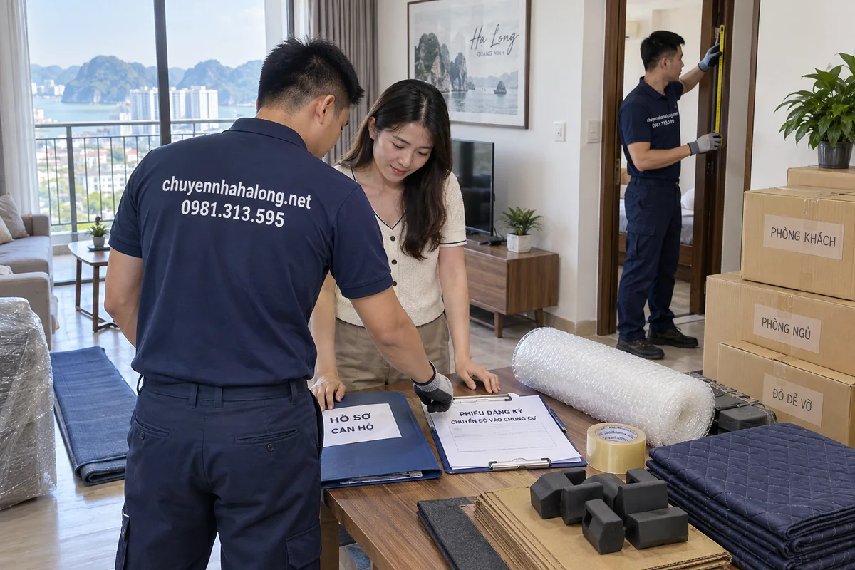 Chuẩn bị trước khi chuyển đồ vào chung cư