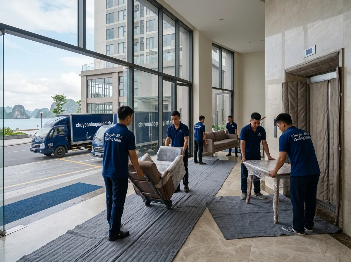 Quy định chuyển đồ chung cư Hạ Long cần biết trước khi đặt xe