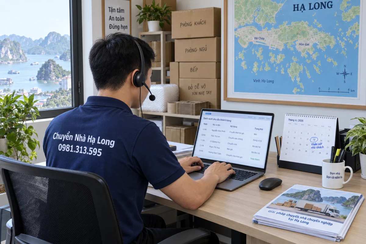 Bước 1: Tiếp nhận yêu cầu từ khách hàng