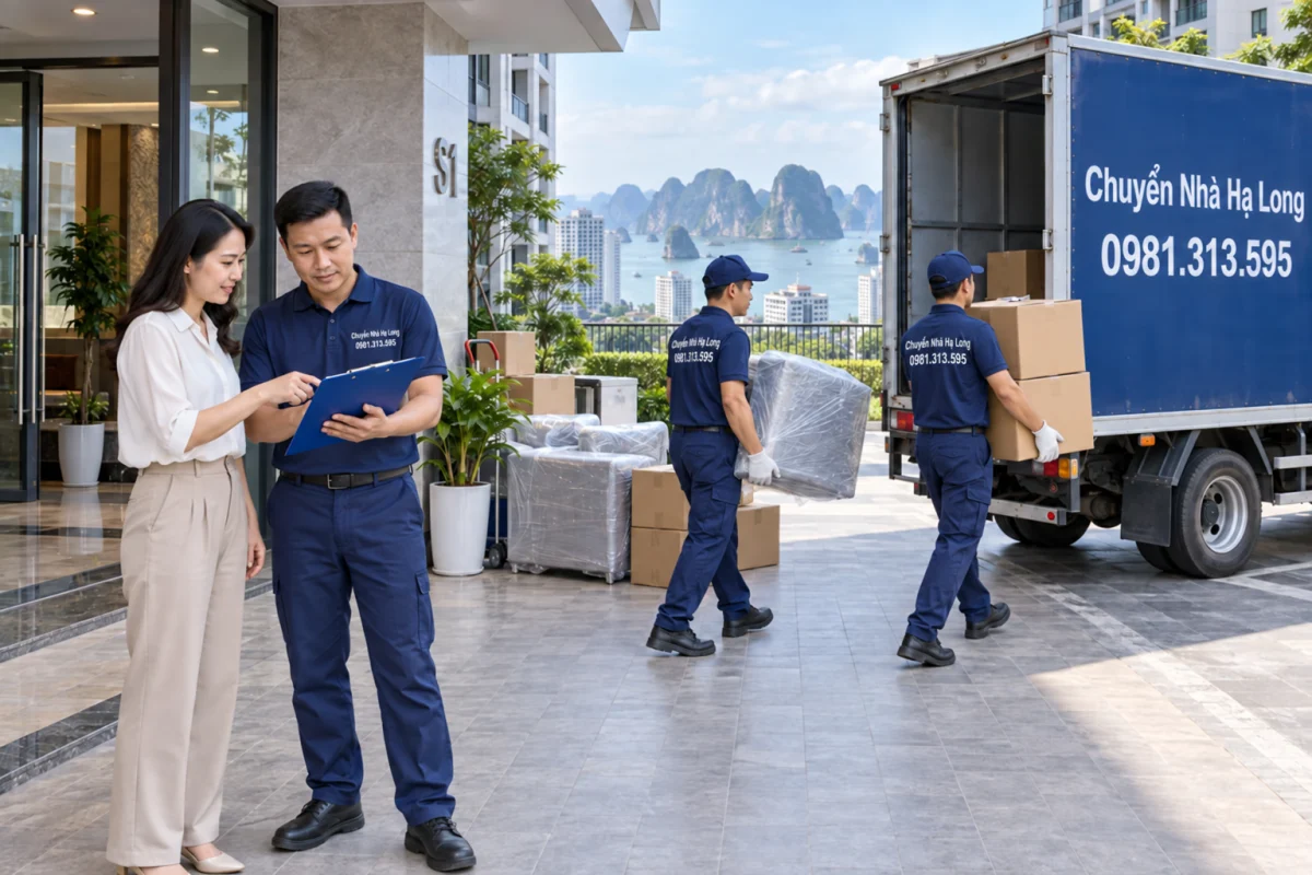 Quy trình chuyển nhà trọn gói Hạ Long từ khảo sát đến nghiệm thu