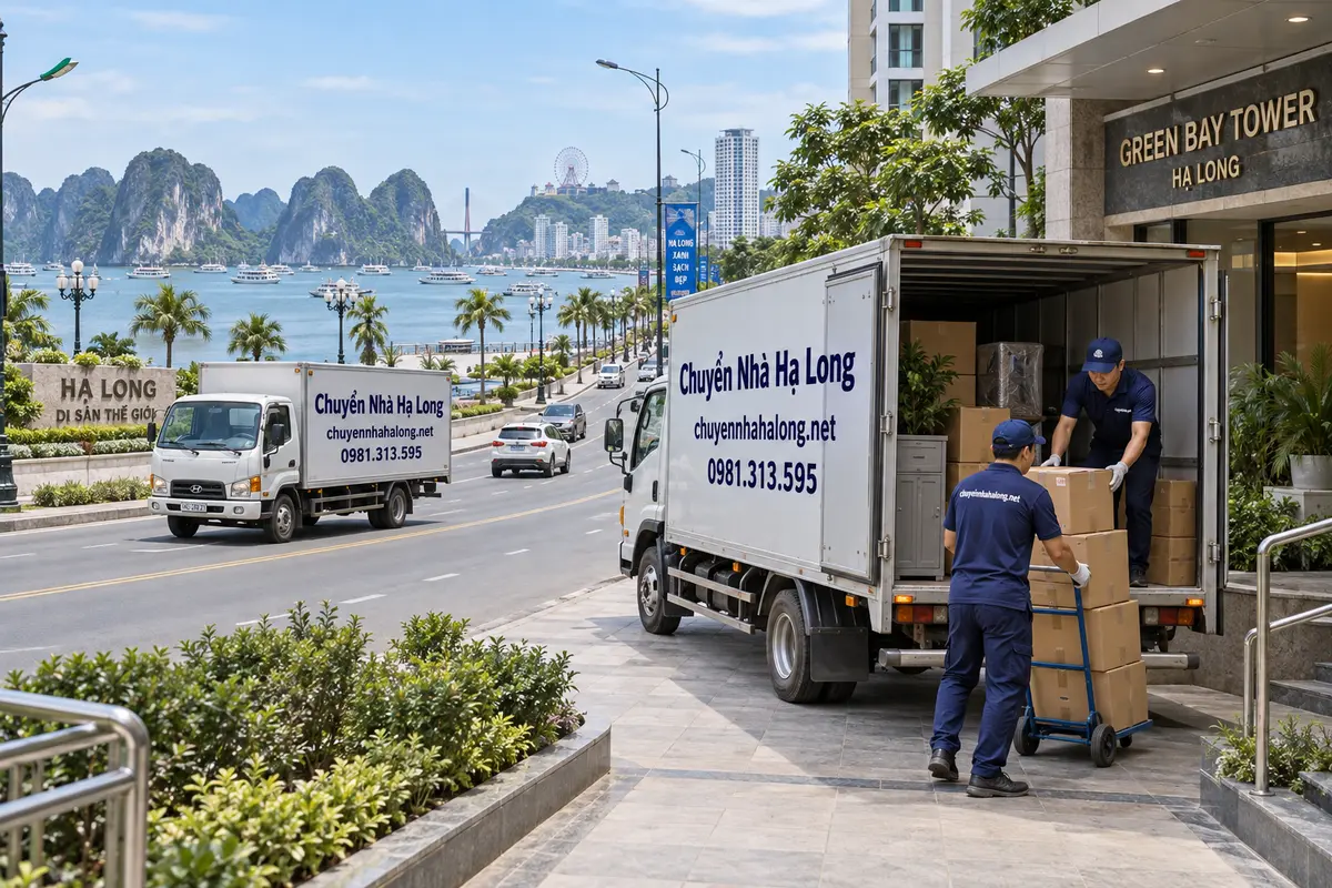 Khu vực phục vụ taxi tải tại Hạ Long