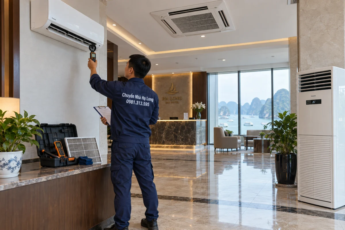 Đặc thù và các loại điều hòa thường xử lý tại Hạ Long