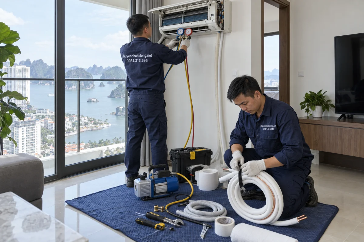 Dịch vụ tháo lắp điều hòa Hạ Long bao gồm những gì?