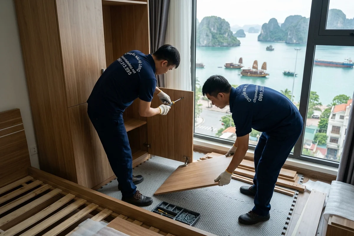Dịch vụ tháo lắp giường tủ Hạ Long bao gồm những gì?