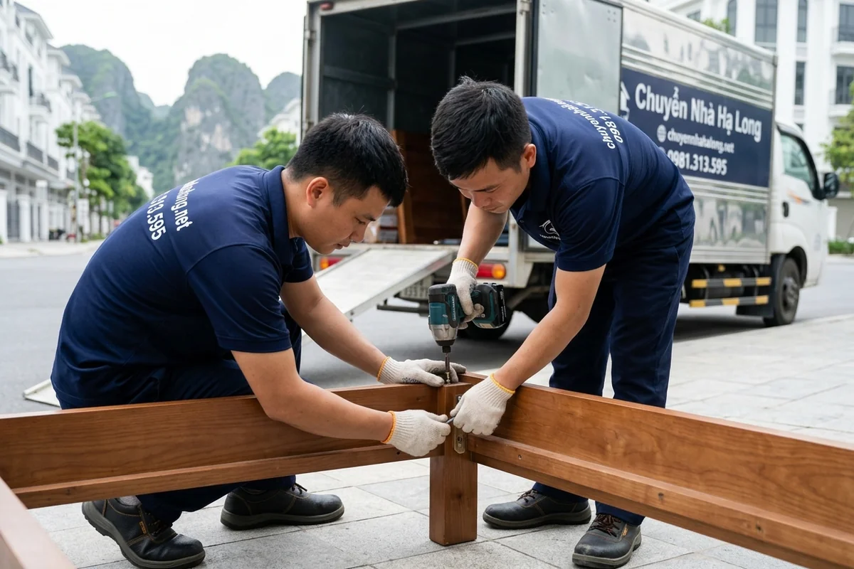 Tại sao nên chọn dịch vụ tháo lắp đồ gỗ của Chuyển Nhà Hạ Long?
