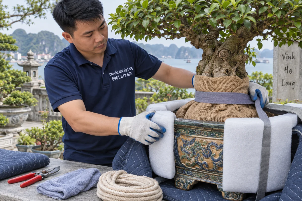 Tại sao chọn dịch vụ di dời cây cảnh của Chuyển Nhà Hạ Long?