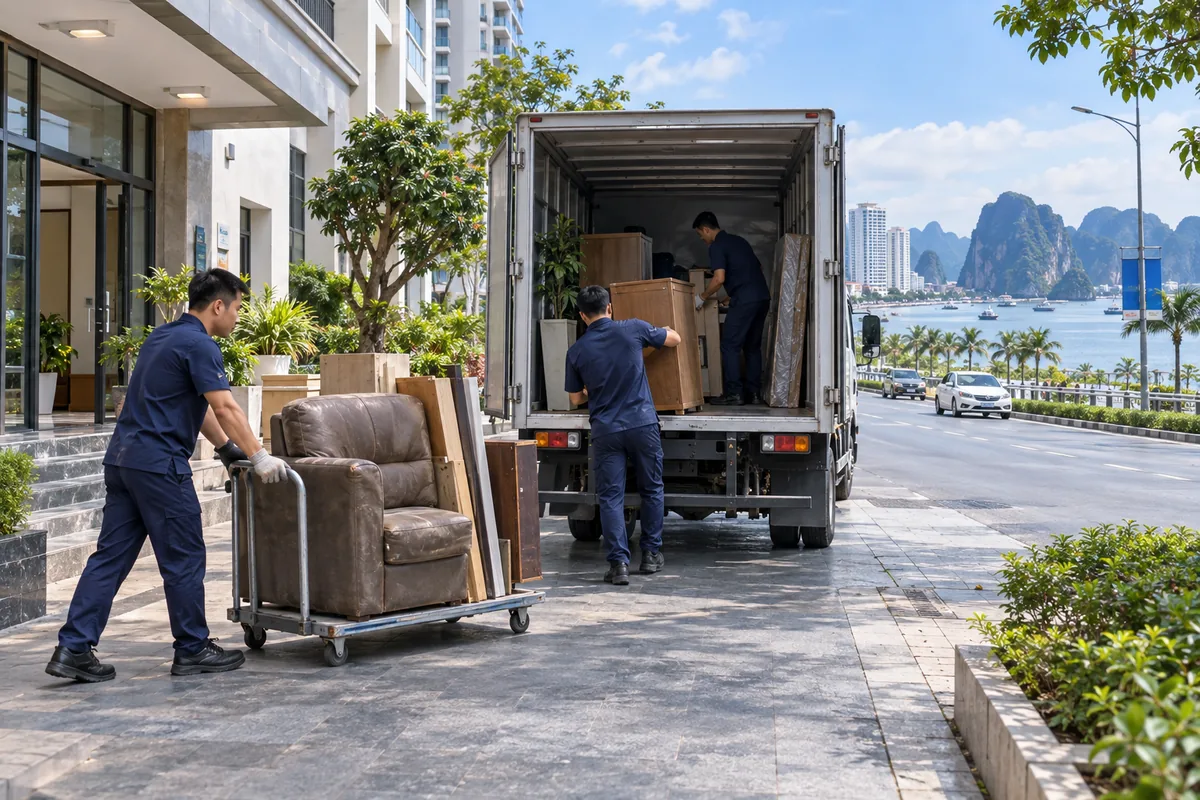 Khu vực phục vụ tại Hạ Long