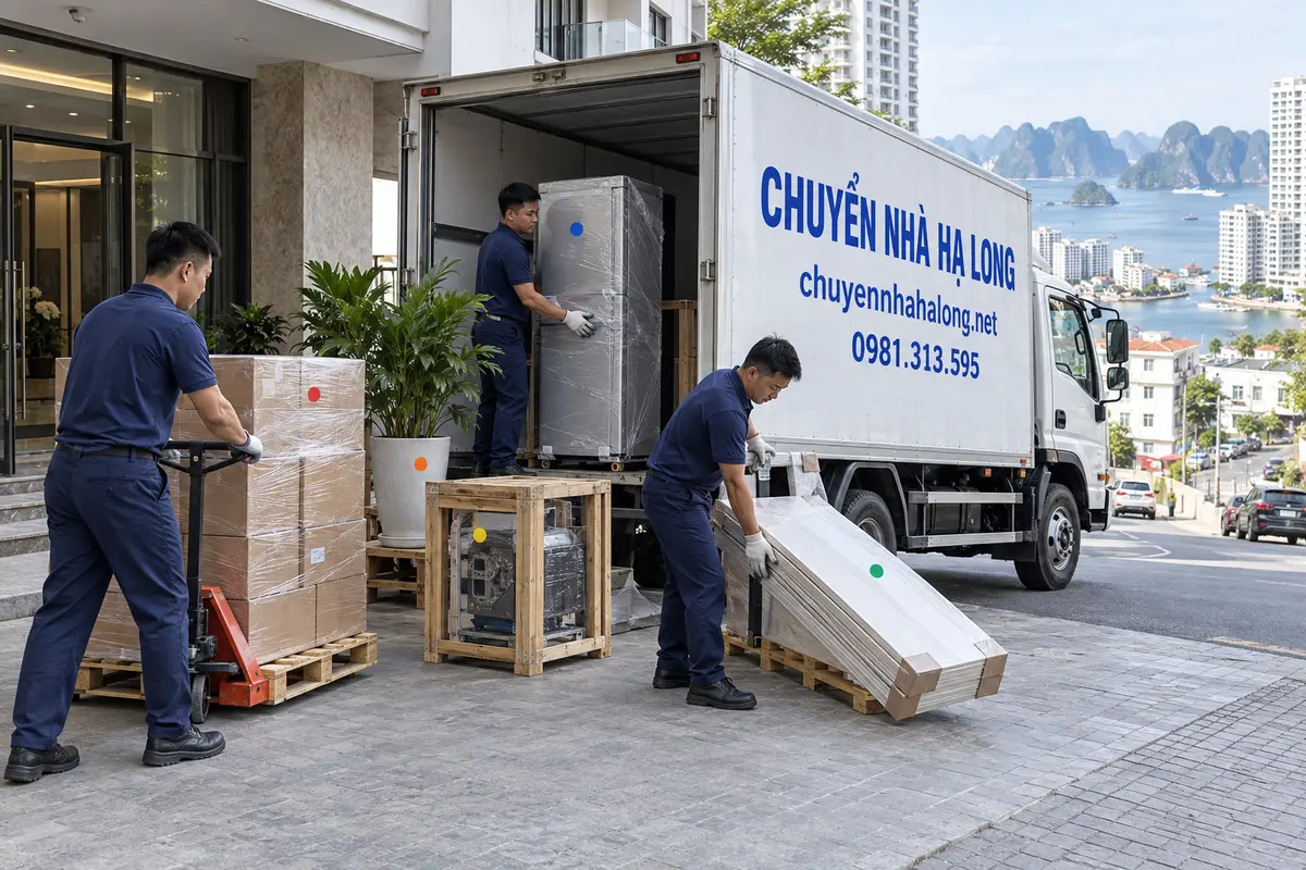 Các loại hàng thường vận chuyển và đặc thù Hạ Long